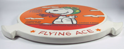 Snoopy Flying Ace Ceramic Trivet / Wall Decor - snoopn4pnuts.com