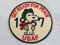 Snoopy Flying Ace Military Patch (U.S. Air Force) - 1957 Peace