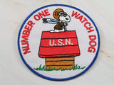 Snoopy Flying Ace Military Patch (U.S. Navy) - Watch Dog