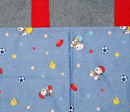 Lambs & Ivy Little Snoopy Sport Window Valance - snoopn4pnuts.com