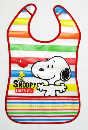 Snoopy Vinyl Baby Bib - Rare Sample! - snoopn4pnuts.com