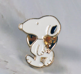 Snoopy Walking Enamel Pin / Tie Tack - snoopn4pnuts.com