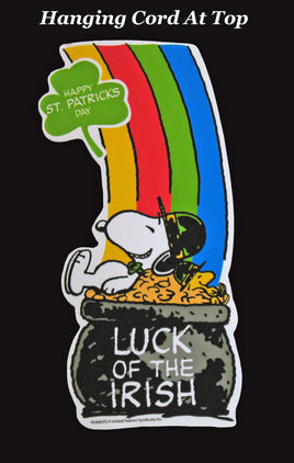 Snoopy St. Patrick's Day Wall Decor (RARE Product Sample) - snoopn4pnuts.com