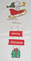 Snoopy Dangling Wooden Christmas Wall Decor (NEW BUT NEAR MINT) - snoopn4pnuts.com
