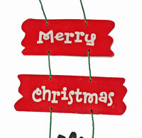 Snoopy Dangling Wooden Christmas Wall Decor (NEW BUT NEAR MINT) - snoopn4pnuts.com