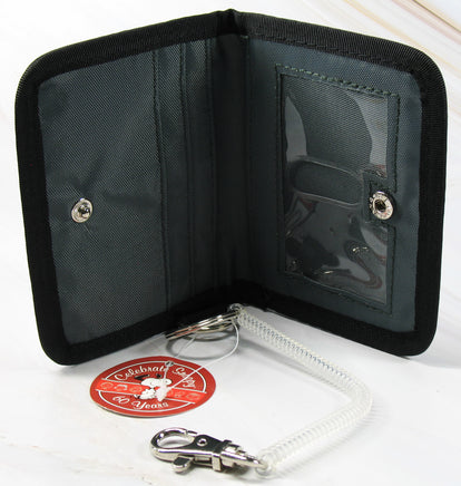 Snoopy Vinyl Double ID and Credit Card Wallet With Expandable Wrist Strap - snoopn4pnuts.com