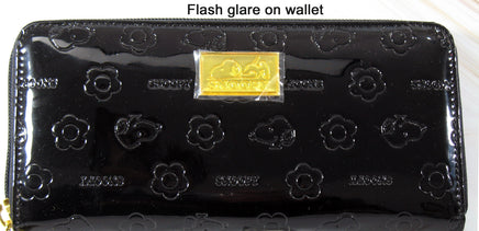 Snoopy Embossed Patent Leather - Like Wallet (Very High Quality!) - snoopn4pnuts.com