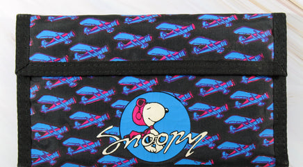 Snoopy Flying Ace Nylon Canvas Checkbook Cover / Wallet - snoopn4pnuts.com