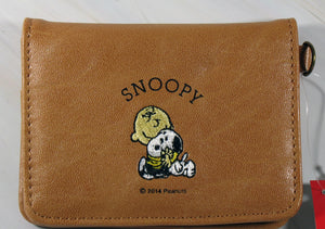 Charlie Brown and Snoopy Vinyl ID and Credit Card Wallet