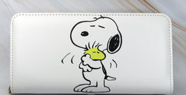 Snoopy Hugs Woodstock Leather - Like Clutch Wallet - snoopn4pnuts.com