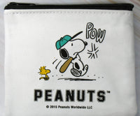Snoopy Change Purse With Credit Card Pocket (Suede - Like Finish) - snoopn4pnuts.com