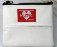 Snoopy Change Purse With Credit Card Pocket (Suede - Like Finish) - New But Near Mint - snoopn4pnuts.com