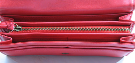 Snoopy Faux Leather Wallet With Embroidered Applique - snoopn4pnuts.com