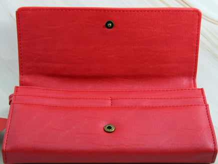 Snoopy Faux Leather Wallet With Embroidered Applique - snoopn4pnuts.com