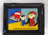 Snoopy and Sally Vintage Vinyl Bi-Fold Wallet With Puffy Border