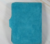 Snoopy Purse Size Suede Leather Photo Album Wallet With Credit Card Pockets