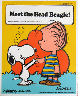 Snoopy and Linus Wood Puzzle - "Meet the Head Beagle" - snoopn4pnuts.com