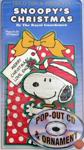 Snoopy's Christmas CD With Christmas Ornament CD Holder - snoopn4pnuts.com