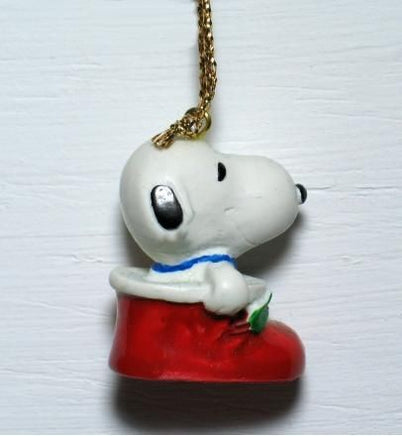 Enchantments Miniature Christmas Ornament - Snoopy In Boot
