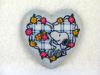 SNOOPY FLORAL HEART PATCH