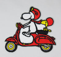 SNOOPY AND WOODSTOCK ON MOPED PATCH - RARE!