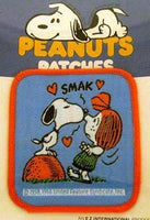 SNOOPY KISSES PEPPERMINT PATTY PATCH