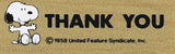 Snoopy Message RUBBER STAMP - THANK YOU