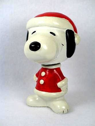 Snoopy Santa Bobblehead