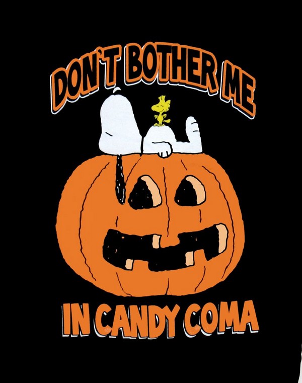 Candy T-Shirt- Coma Halloween Snoopy