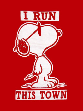 Snoopy Joe Cool T-Shirt - I Run This Town - snoopn4pnuts.com