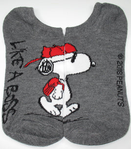 Snoopy Joe Cool Matching No Show Socks - snoopn4pnuts.com