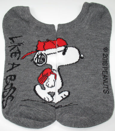Snoopy Joe Cool Matching No Show Socks - snoopn4pnuts.com