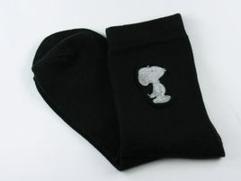 Snoopy Embroidered Crew Length Socks - snoopn4pnuts.com
