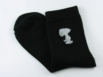 Snoopy Embroidered Crew Length Socks - snoopn4pnuts.com