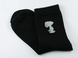 Snoopy Embroidered Crew Length Socks