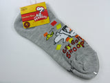 Snoopy and Woodstock No Show Socks (6-8)