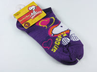 Kids Snoopy and Woodstock No Show Socks (6-8)