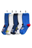 Kids Snoopy and Woodstock Crew Length Socks (Size 2-4)