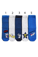 Kids Snoopy and Woodstock Crew Length Socks (Size 6-7 1/2)