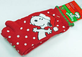Snoopy Santa Crew - Length Socks - snoopn4pnuts.com