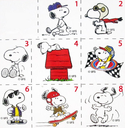 Snoopy Personas Rubber Stamp (New Remounted) - snoopn4pnuts.com