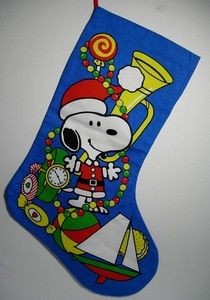Snoopy Vintage Christmas Stocking