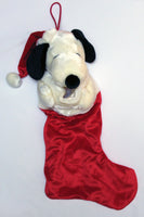 SNOOPY SANTA PLUSH CHRISTMAS STOCKING - snoopn4pnuts.com