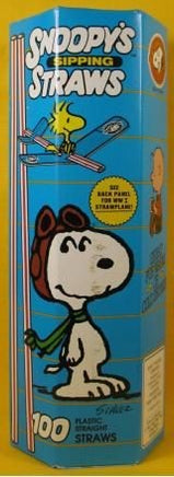 Snoopy's Sipping Straws