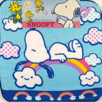 Wash Cloth - Snoopy On Rainbow