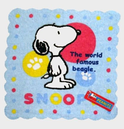 Snoopy, "The World Famous Beagle" Large Wash Cloth