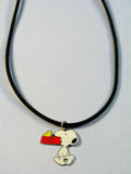 Snoopy Carrying Dog Dish Necklace