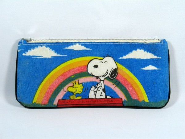 Snoopy and Woodstock Rainbow Pencil Bag