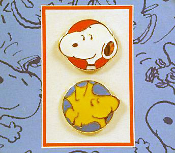 Snoopy And Woodstock Pin Set