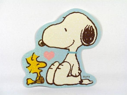 Snoopy And Woodstock Holographic Sticker - Reduced Price!